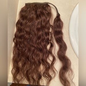 Luxy 16" Chocolate Brown Curly Ponytail - 16" (100g)